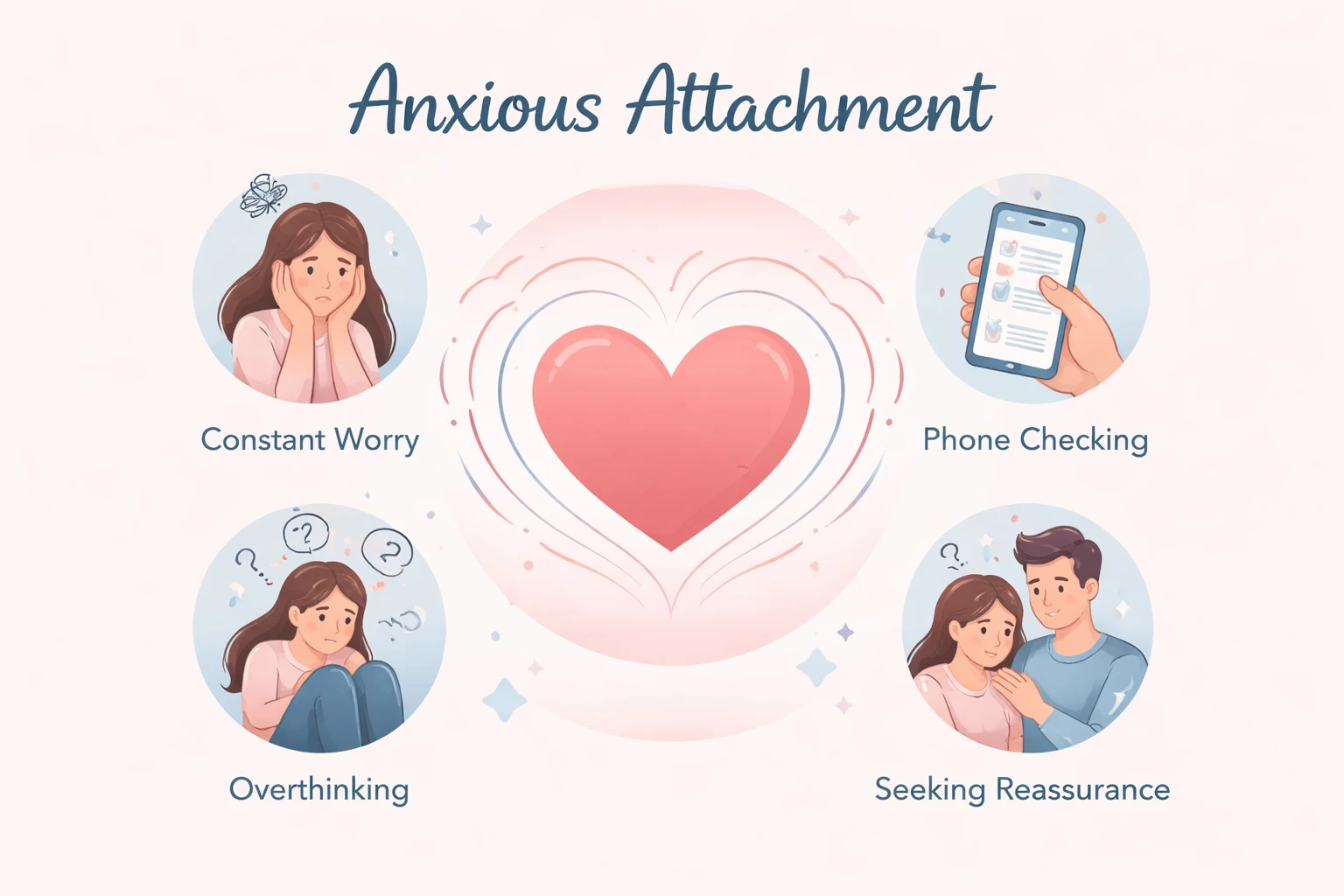 Les patterns de l'attachement anxieux