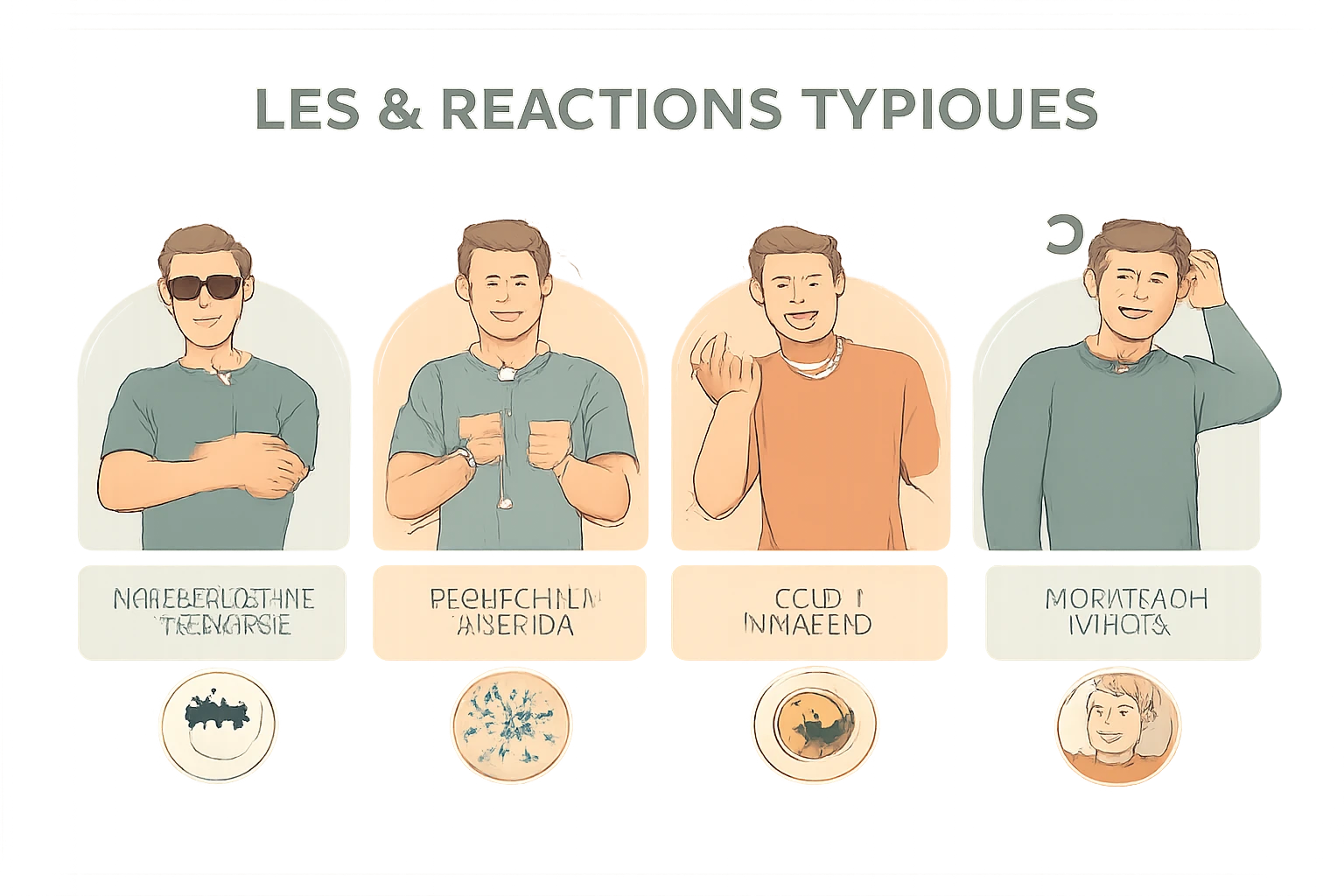 Les 5 réactions typiques d'un homme qui voit son ex