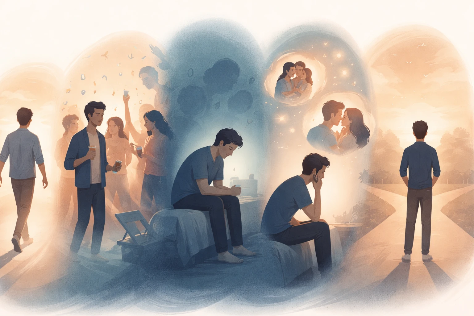 Les Étapes d'un Homme Après une Rupture (Guide 2026)