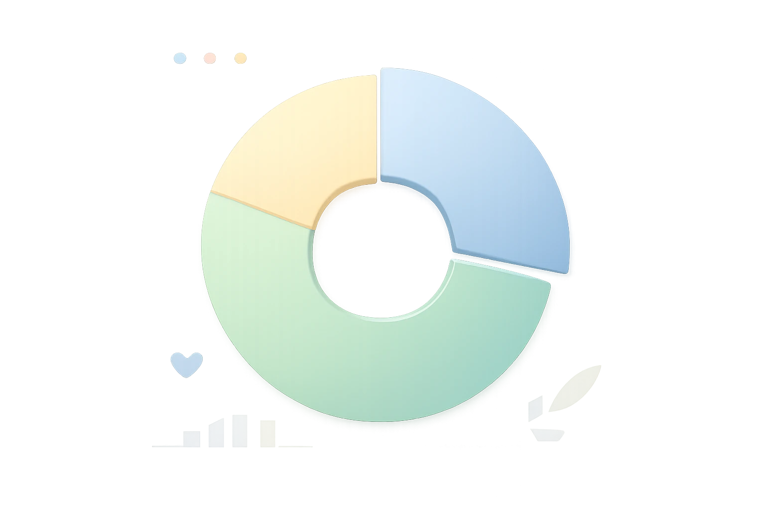 Data visualization showing reconciliation statistics