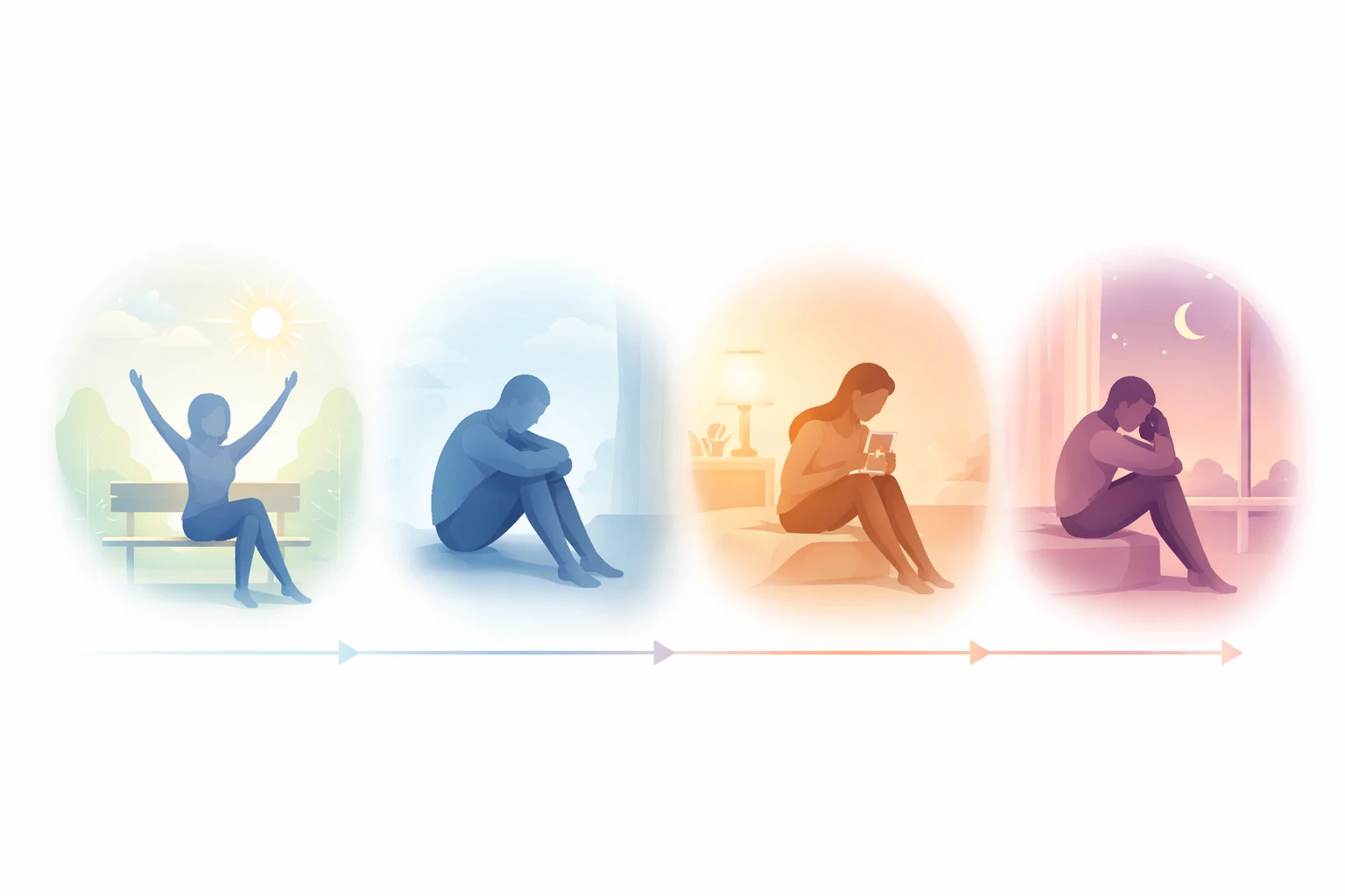 Les 4 étapes du manque après une rupture