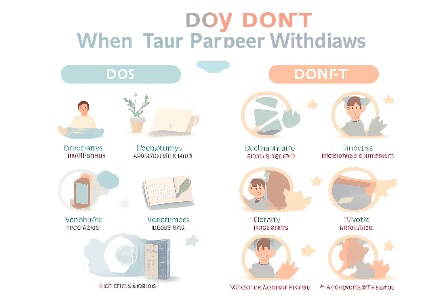 Les bonnes et mauvaises réactions face au retrait