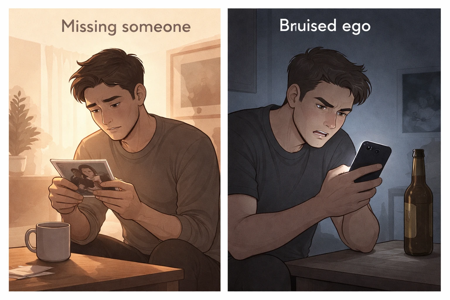Différence entre le vrai manque et l'ego blessé