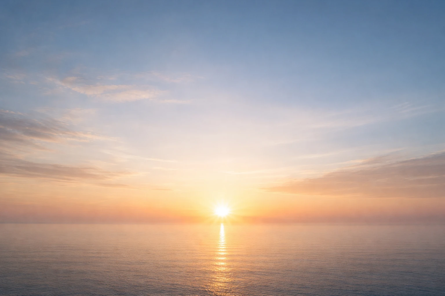 Aube se levant sur l'horizon, symbole d'espoir après l'obscurité