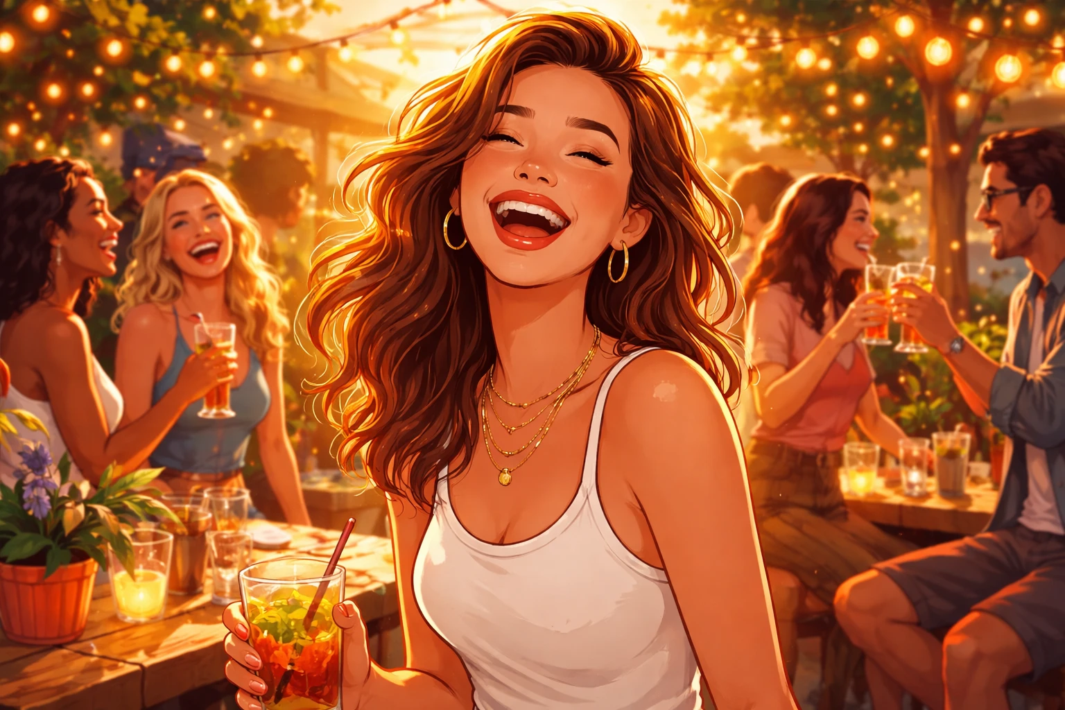 Femme épanouie vivant sa vie authentiquement