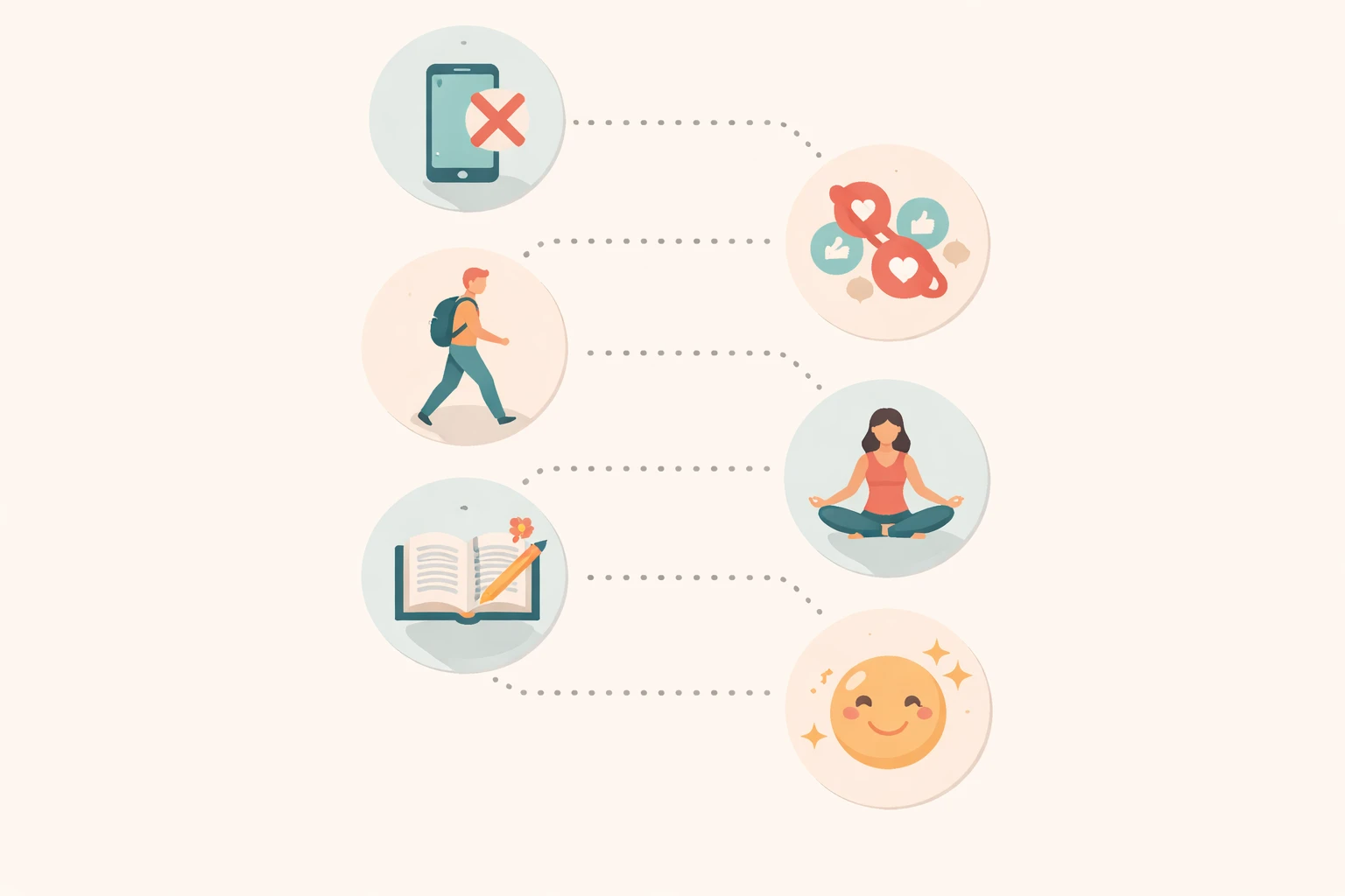 Checklist des règles du silence radio après une rupture