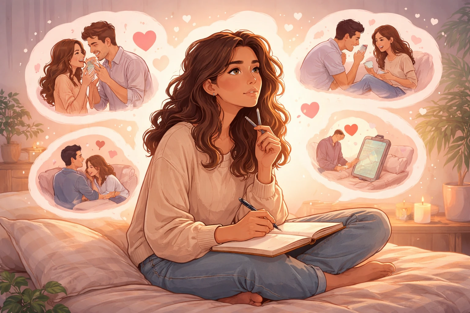 Personne réfléchissant à sa situation relationnelle