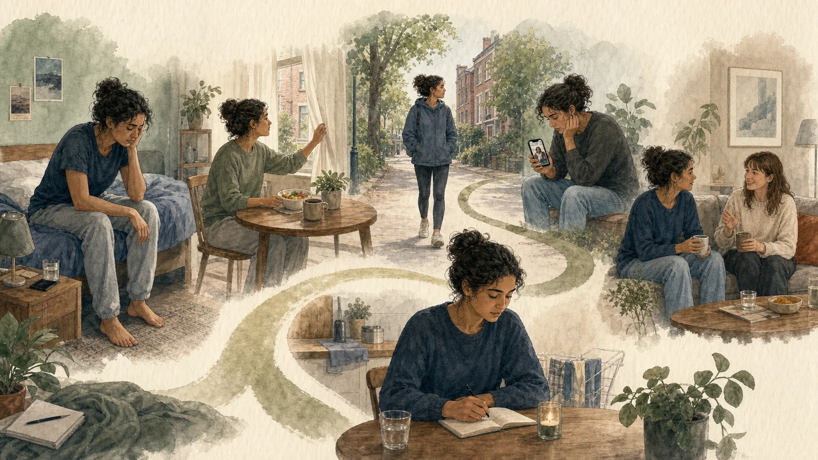 Liefdesverdriet verwerken verloopt via dagelijkse vooruitgang, moeilijke momenten en opnieuw steun vinden, niet in een rechte lijn